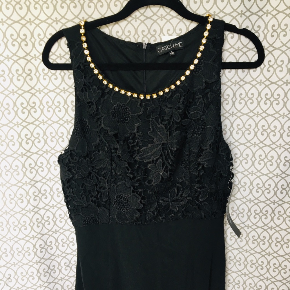Black maxi dress